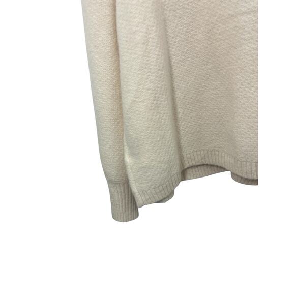 J.Crew Odette Sweater Lady Jacket Cardigan Boucle XL Ivory BM246 Cottage Wool - Picture 11 of 11